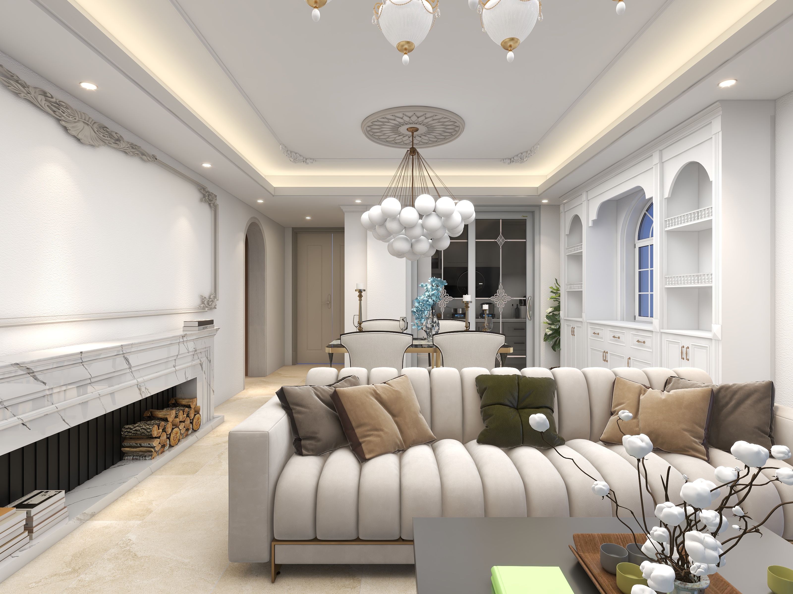 鄭國勝-法式风100平【优雅】-装修设计方案