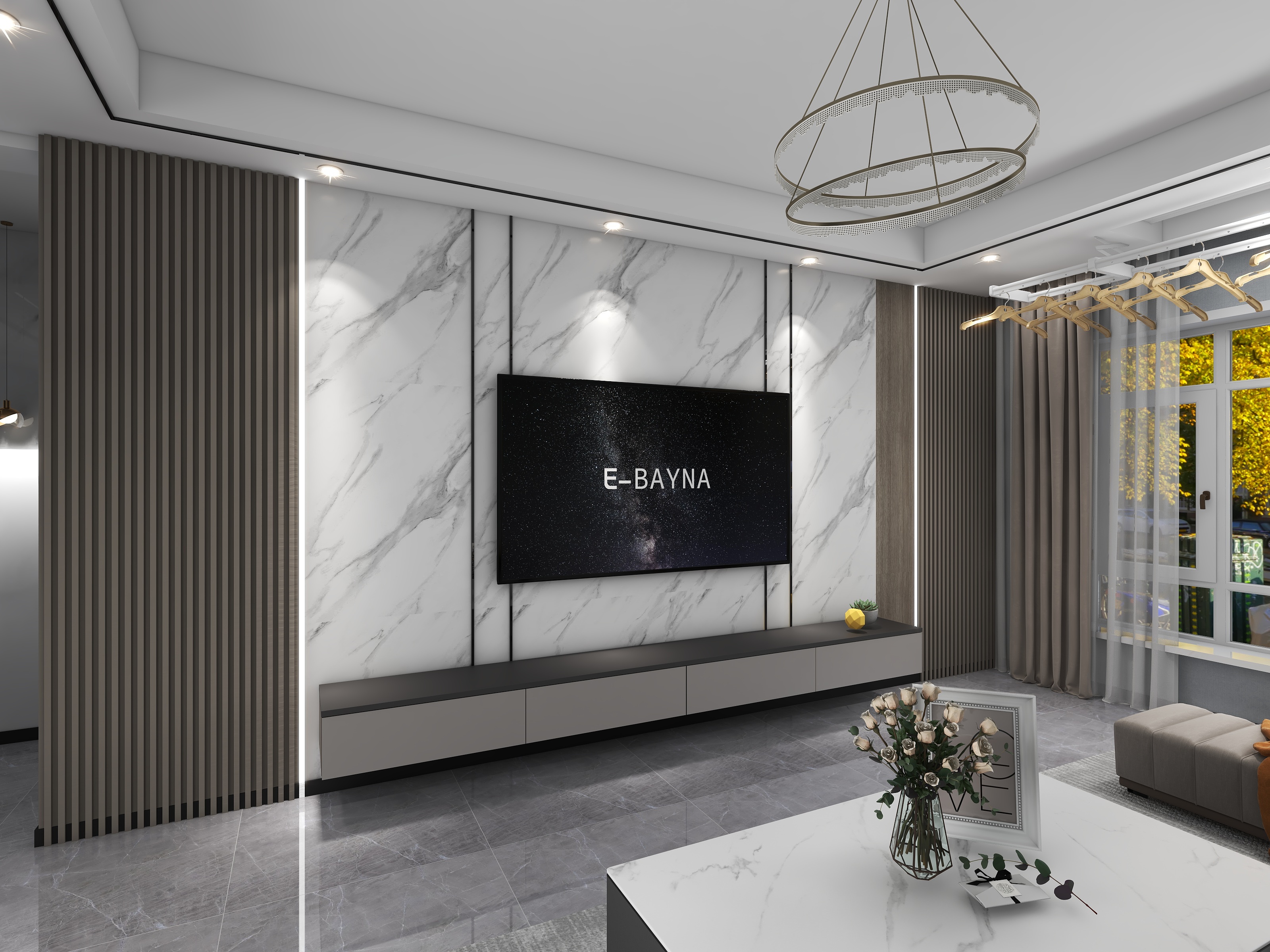 l79-105平现代三居-装修设计方案