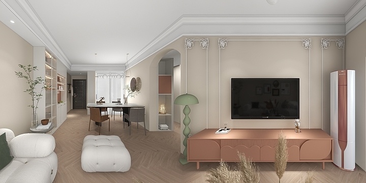 非一般的高压锅炖荷包蛋-东原阅城89-法式-装修设计方案