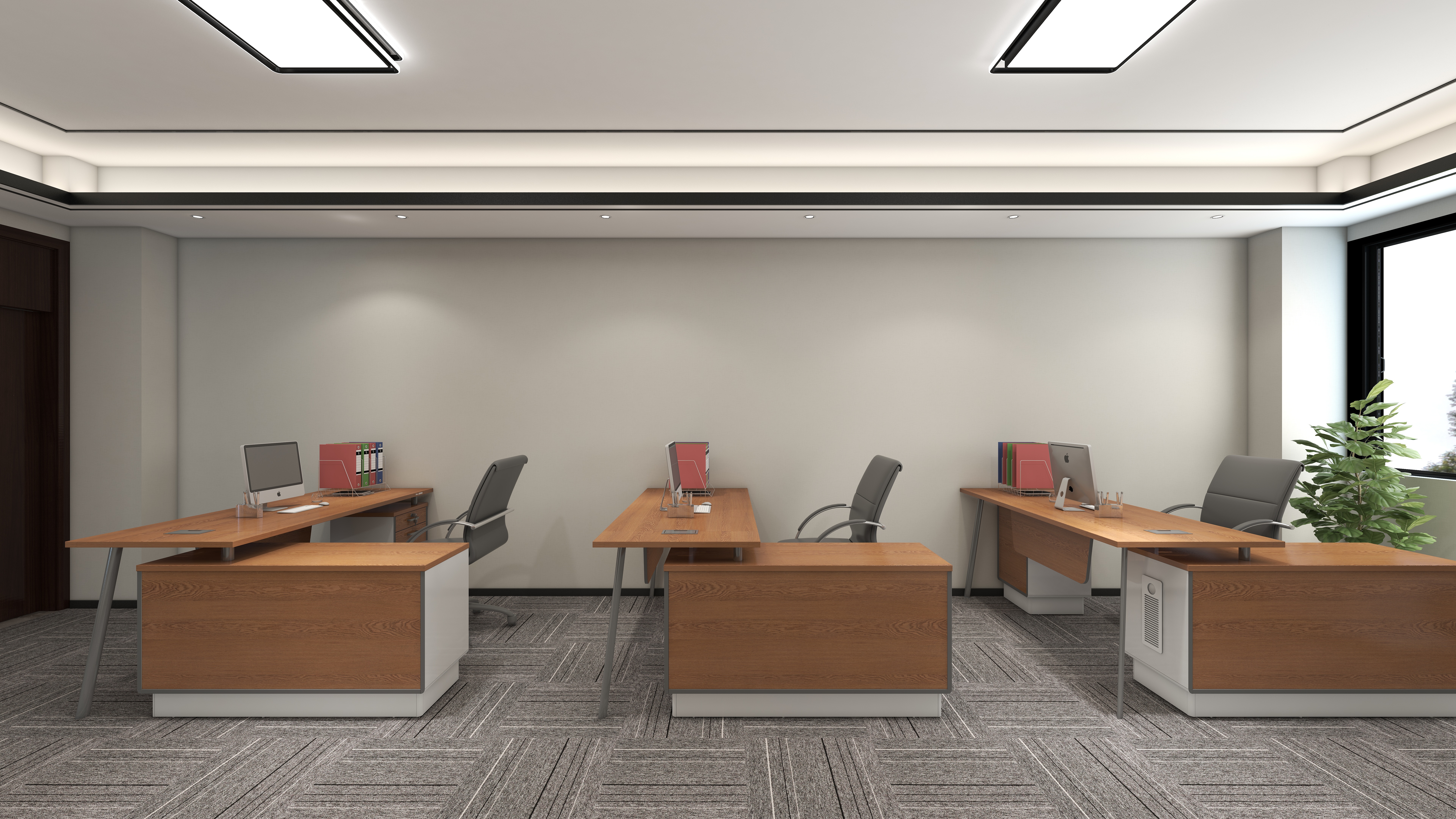 星空设计500一套-现代风格办公空间装修效果图