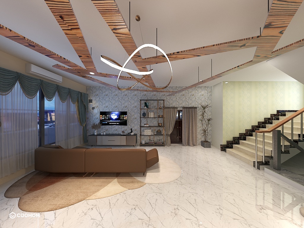 FaizConstruction的装修设计方案:Modern Design of Lobby 
