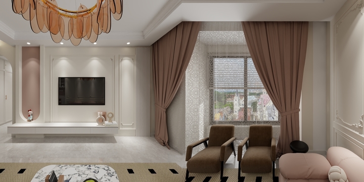 爱皱眉i-滨海阳光95-法式轻奢-装修设计方案