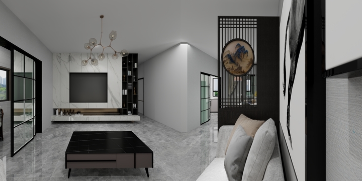 古月室内设计师-东方明都三期8栋A户型-装修设计方案