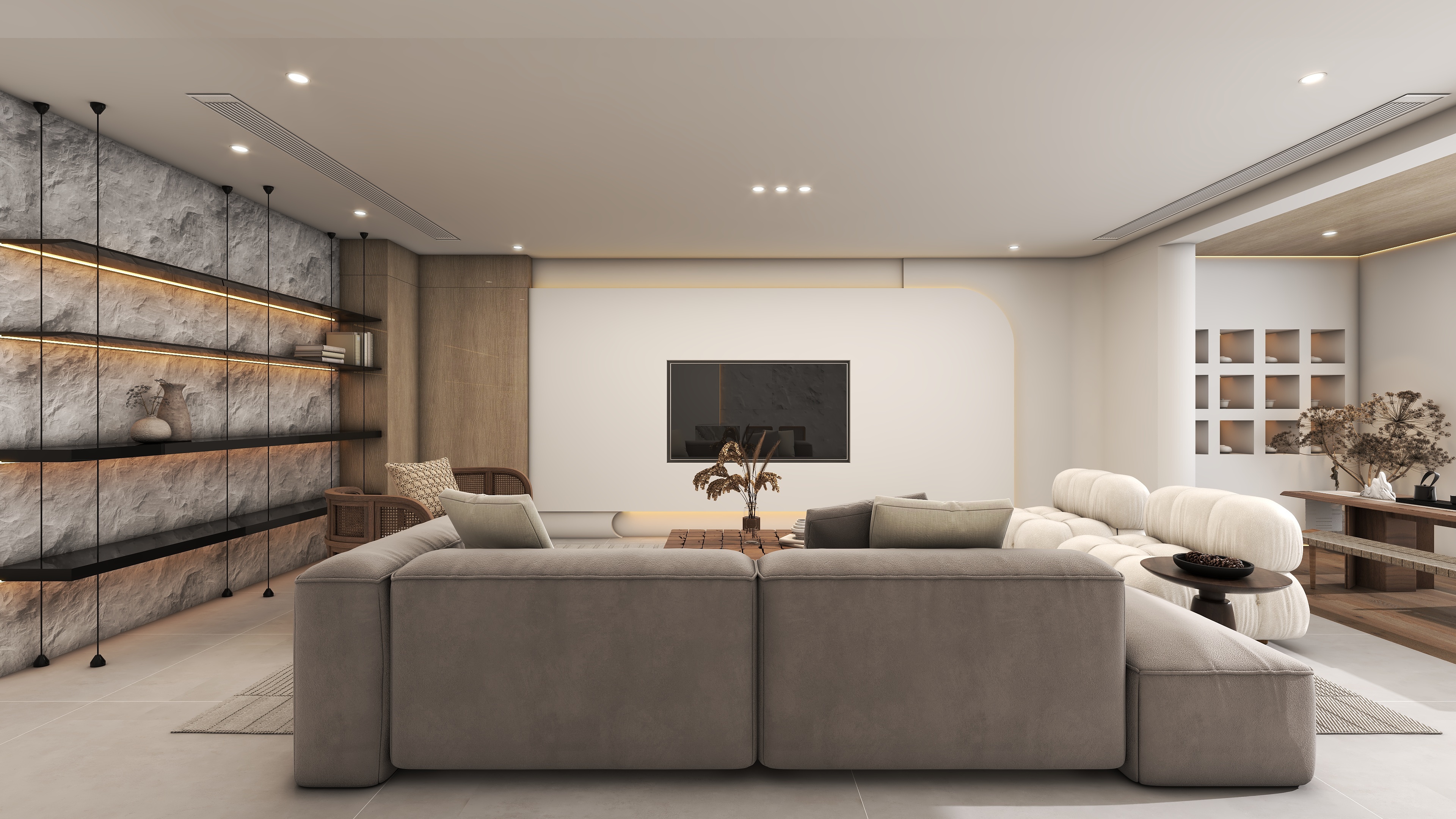 马佳奇-300平别墅诧寂风格—《界》-装修设计方案