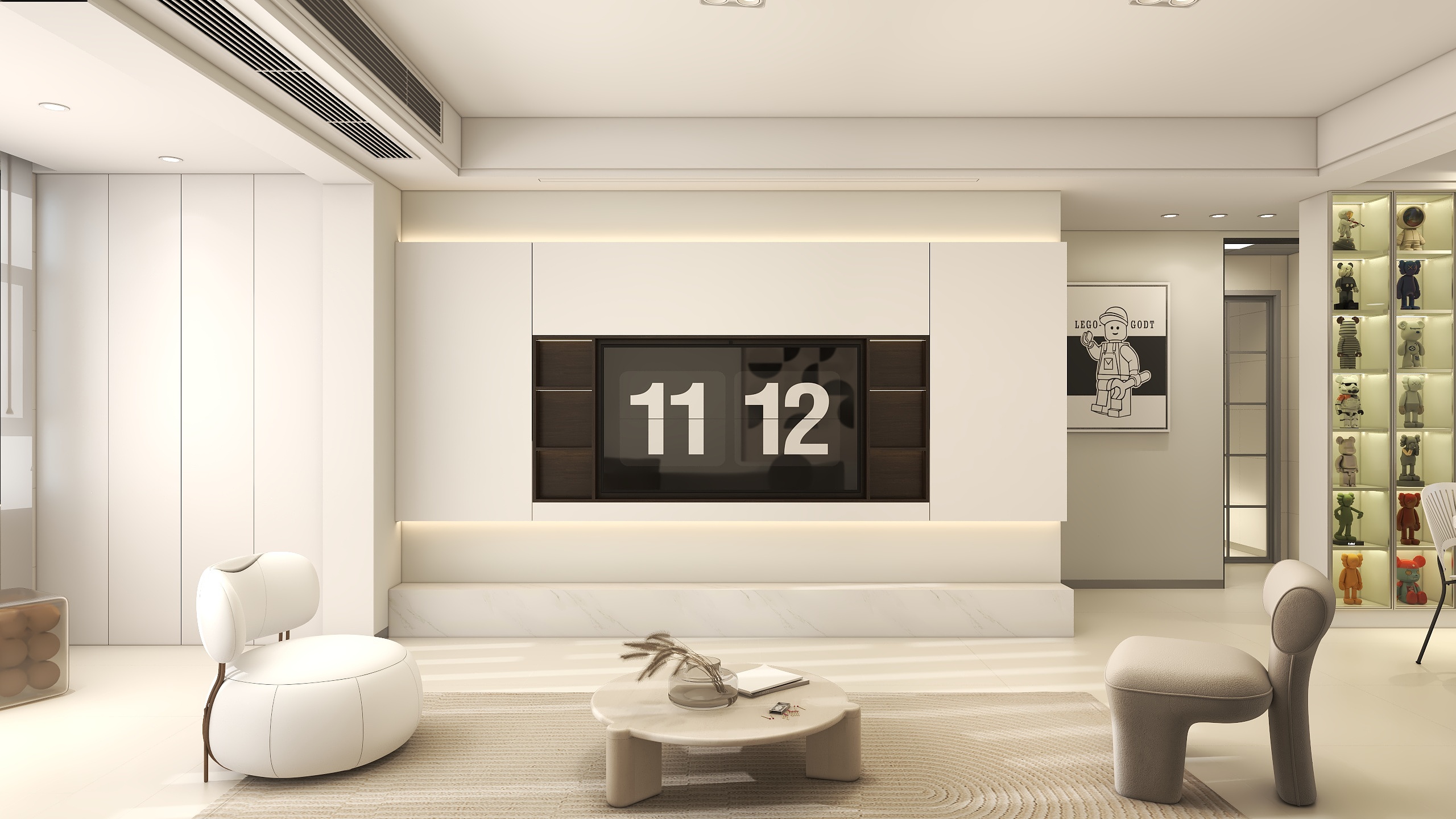 宁静致远TONW-鸿鑫御景107㎡3室-装修设计方案