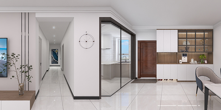 弹珠汽水里的星期同学1-爱琴海b4-1-802 现代简约-装修设计方案