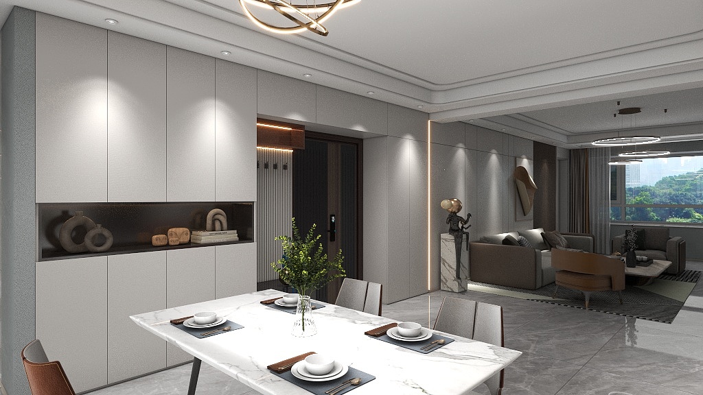 酒泉雅枫装饰设计总监一薛军-龙门居轻奢-装修设计方案