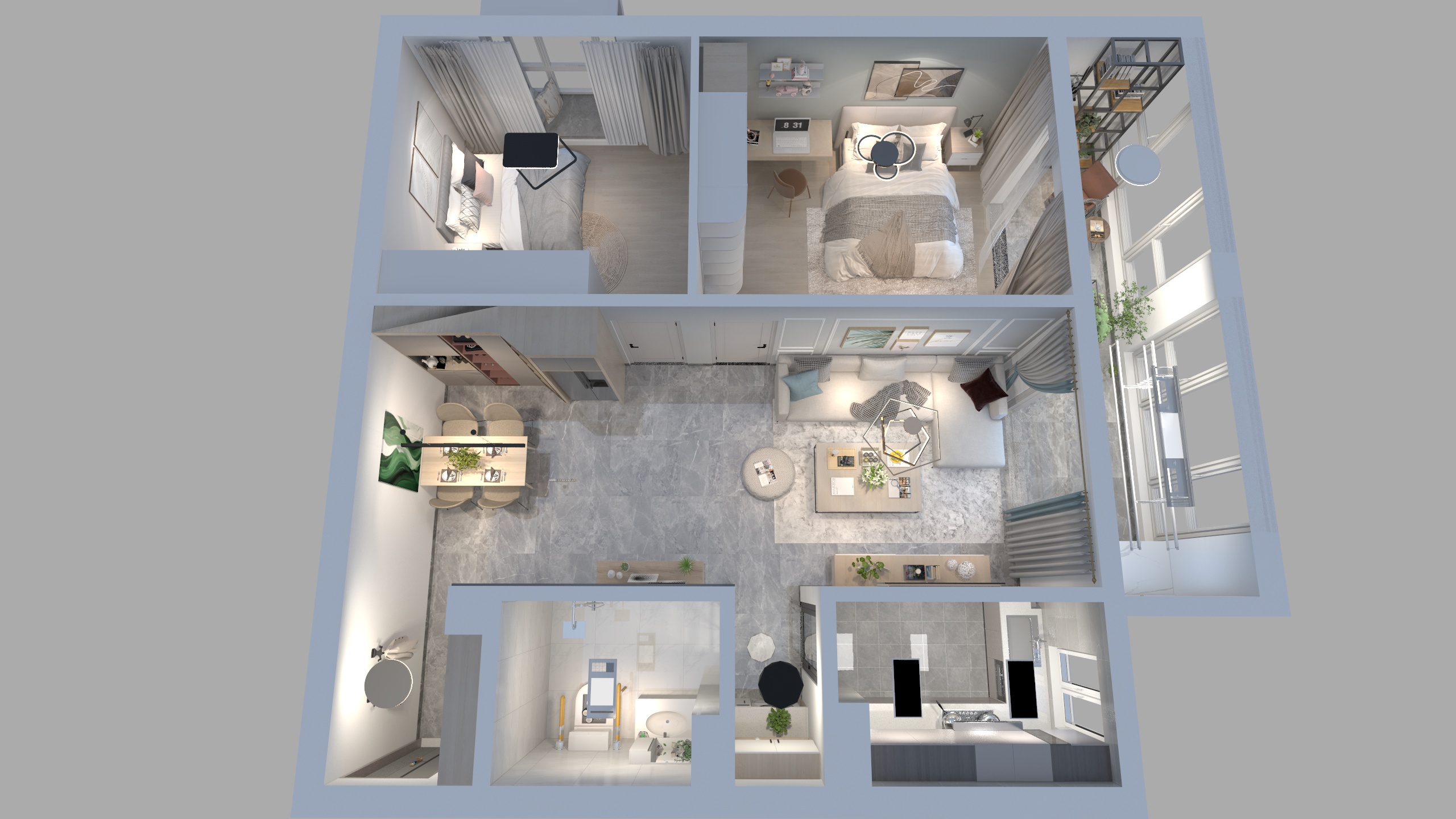 翊镡-瑞丽江畔北区1-702-装修设计方案