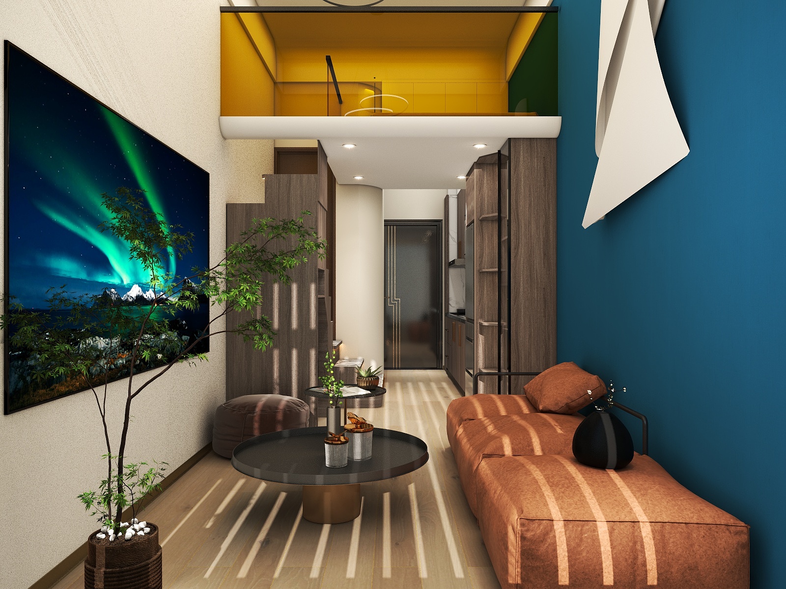 雨夜烧火-万科悦达翡翠云台23㎡-装修设计方案