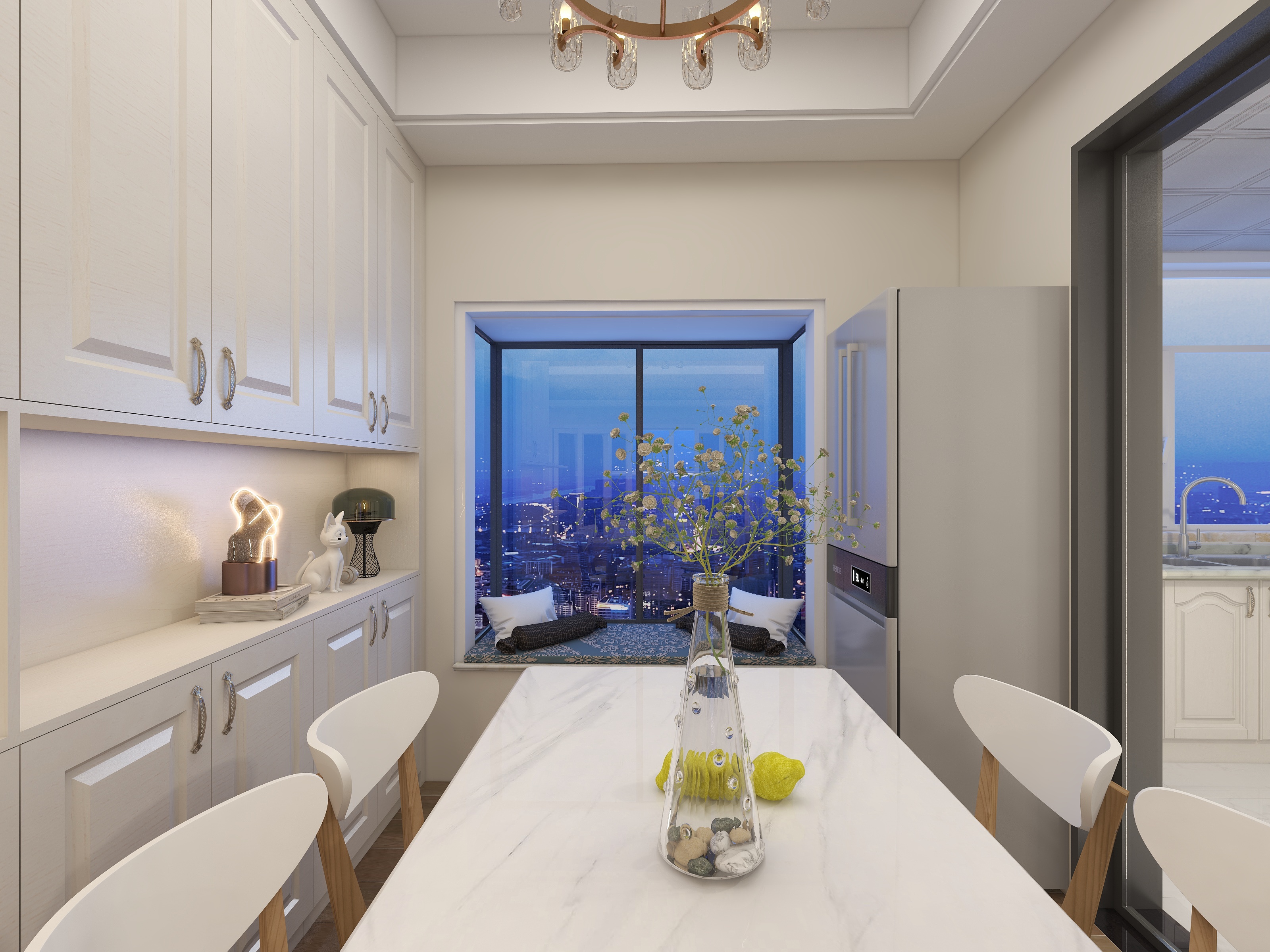 昔拉lucky-未知125㎡3室装修效果图