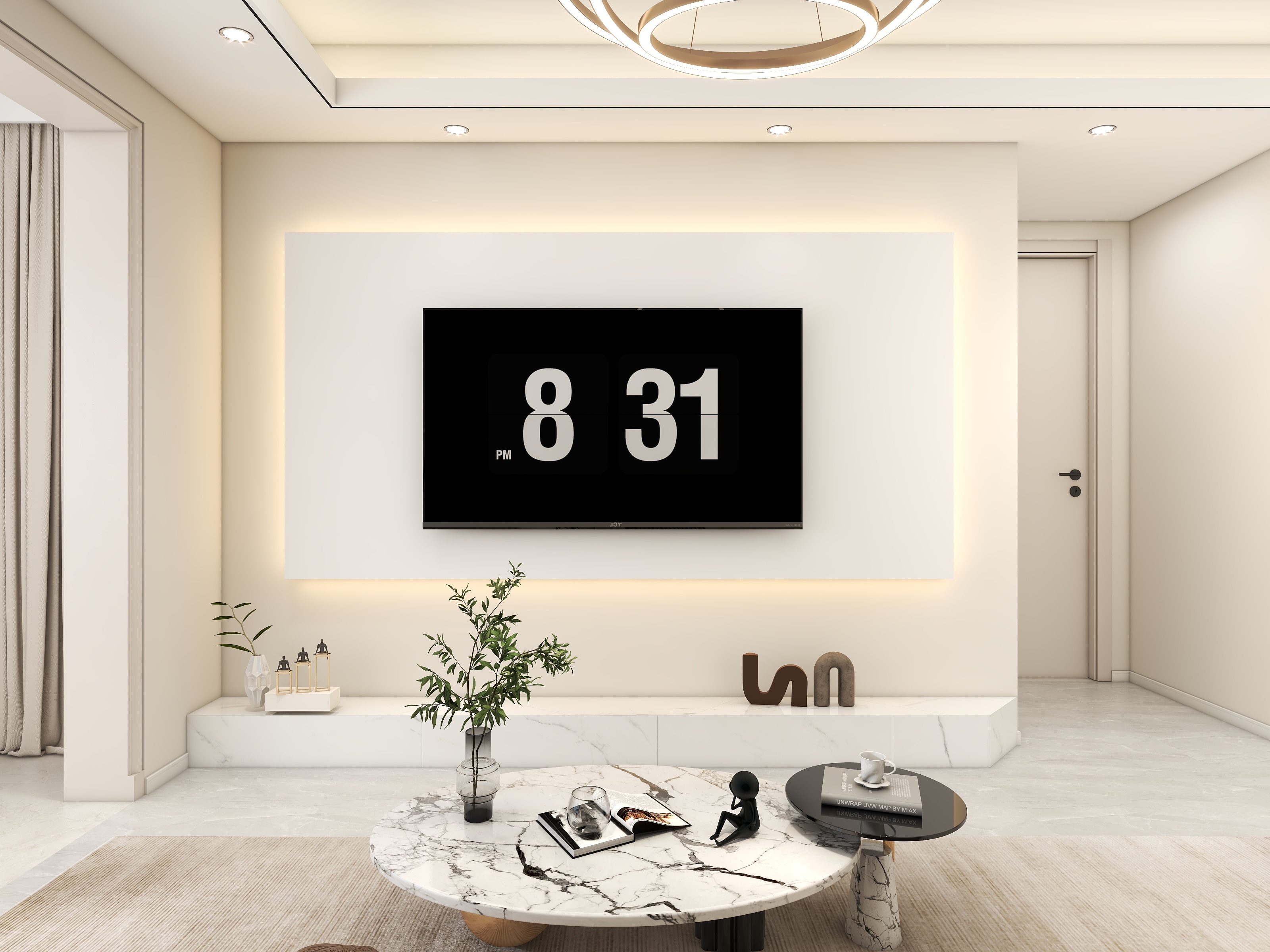 是妍妍吖-白色永远的经典-现代-装修设计方案