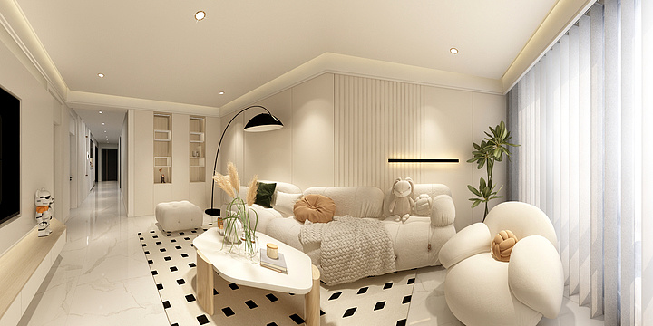 雅空间设计工作室-新尚亭国际雅居-装修设计方案