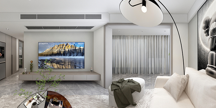 明光市鼎艺缔造-国强民府14#1-2103-装修设计方案