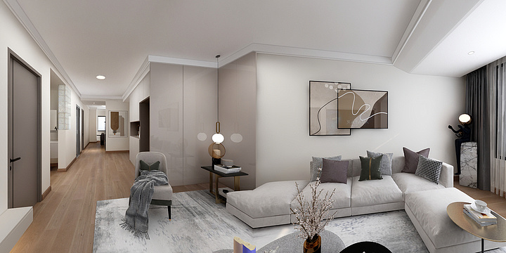 D-渔羊-泊心园15-1-802-装修设计方案