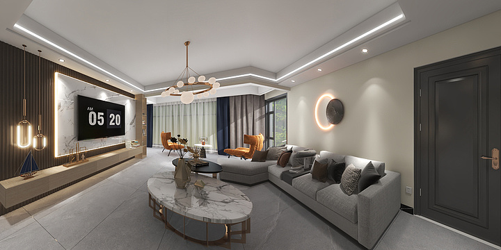 匠艺装饰丨林-乾道-南院2-1-705-装修设计方案