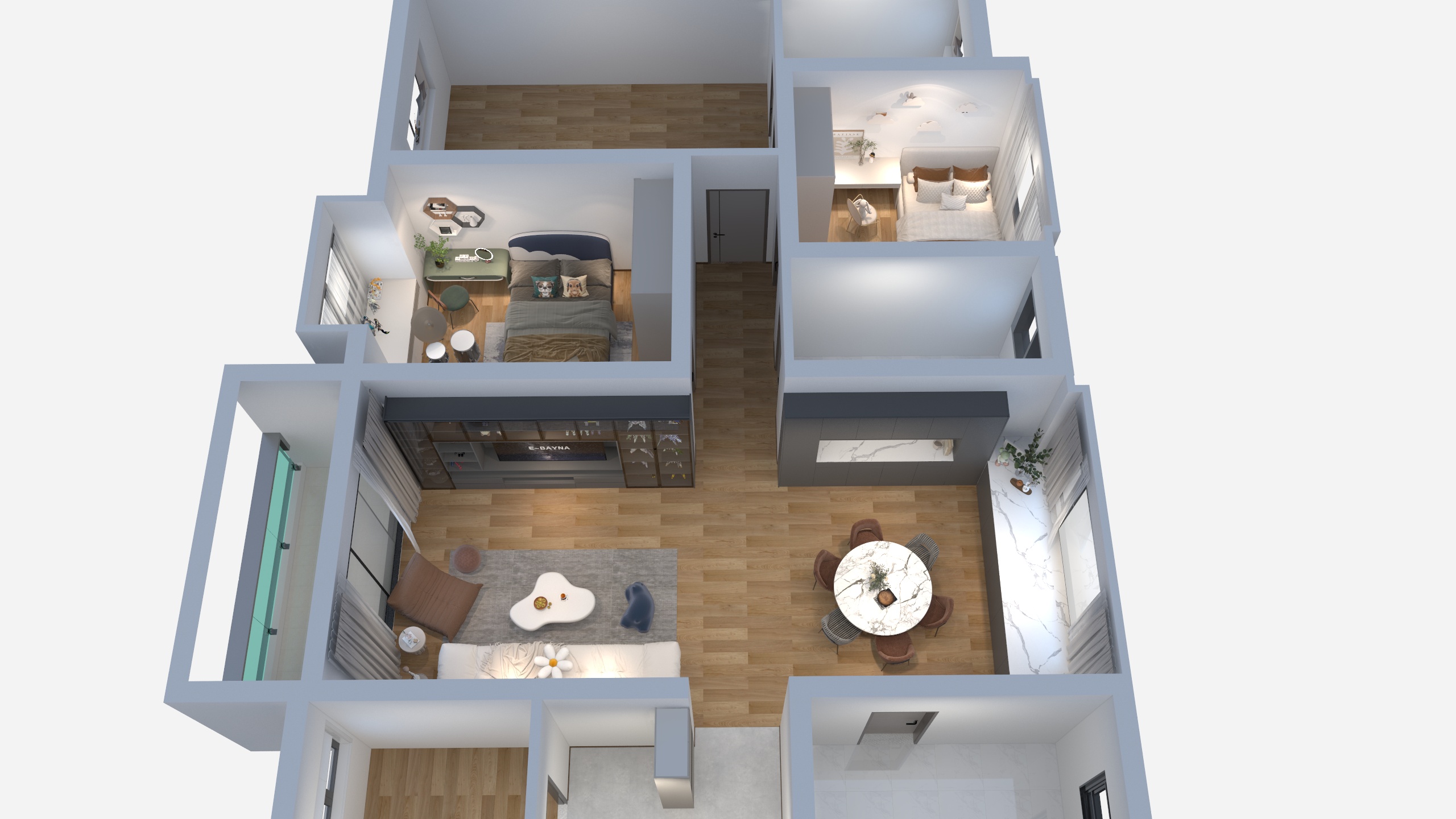 猹儿897-半岛城邦-装修设计方案