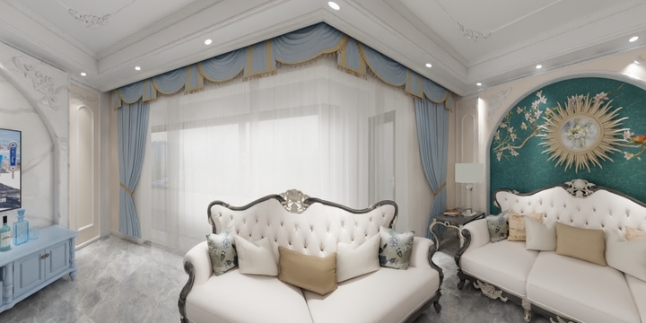 众艺-設計-领秀海美式-13-1-2701-装修设计方案