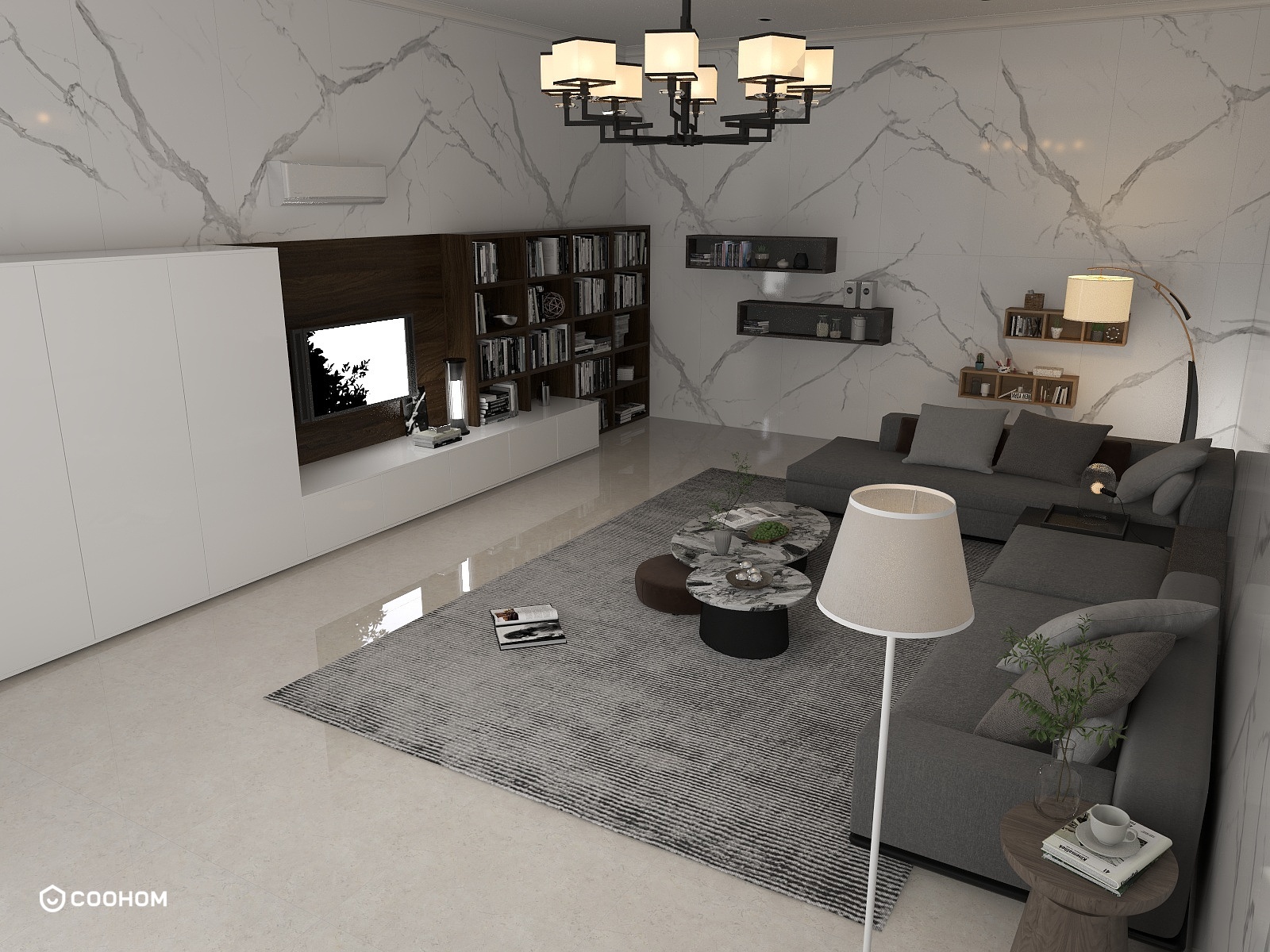 ravi的装修设计方案:Minimalist Living Room