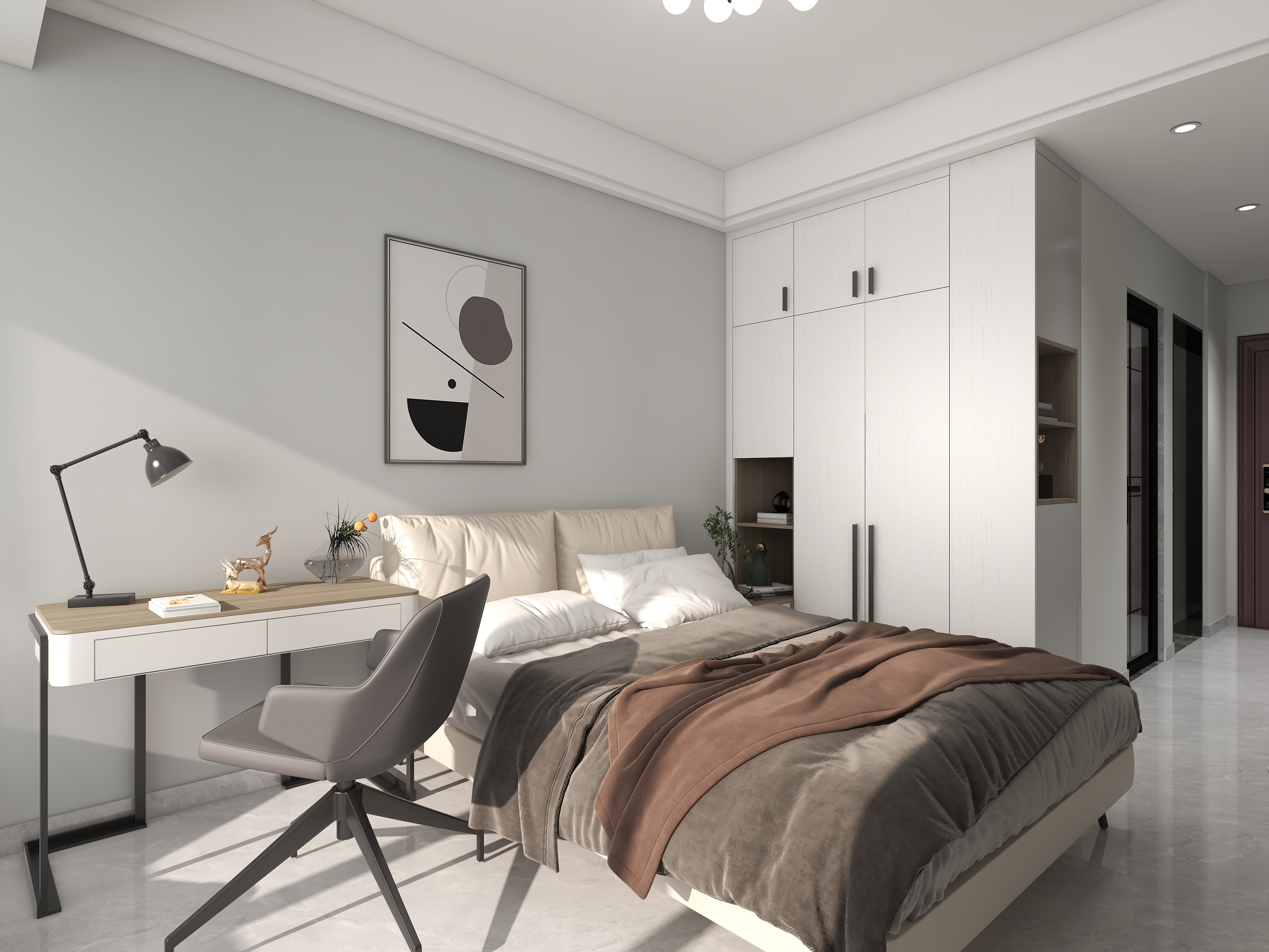 aa王工-单间（方案一）-装修设计方案