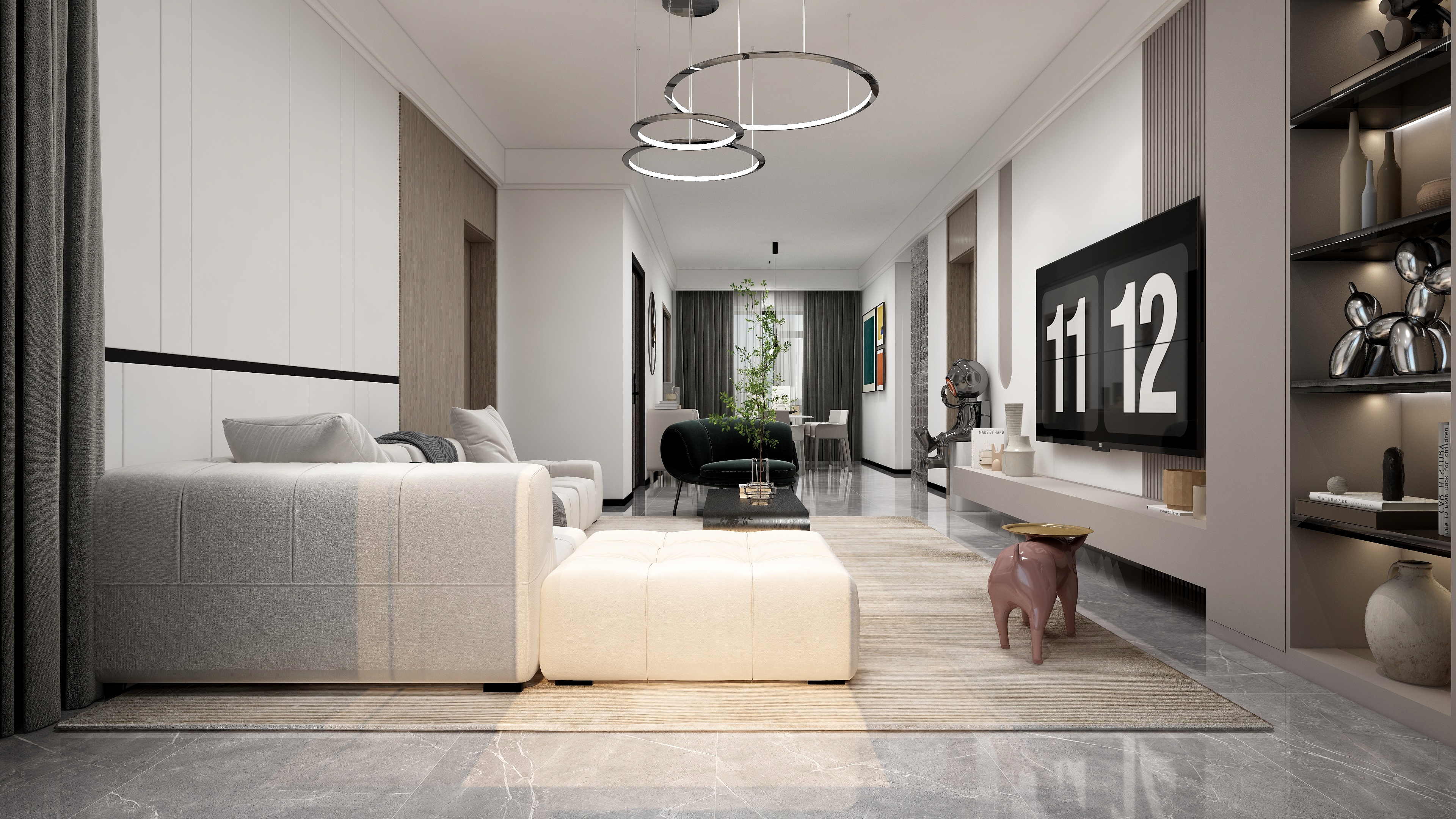 阳城索弗伦-观莲一品130平米-装修设计方案