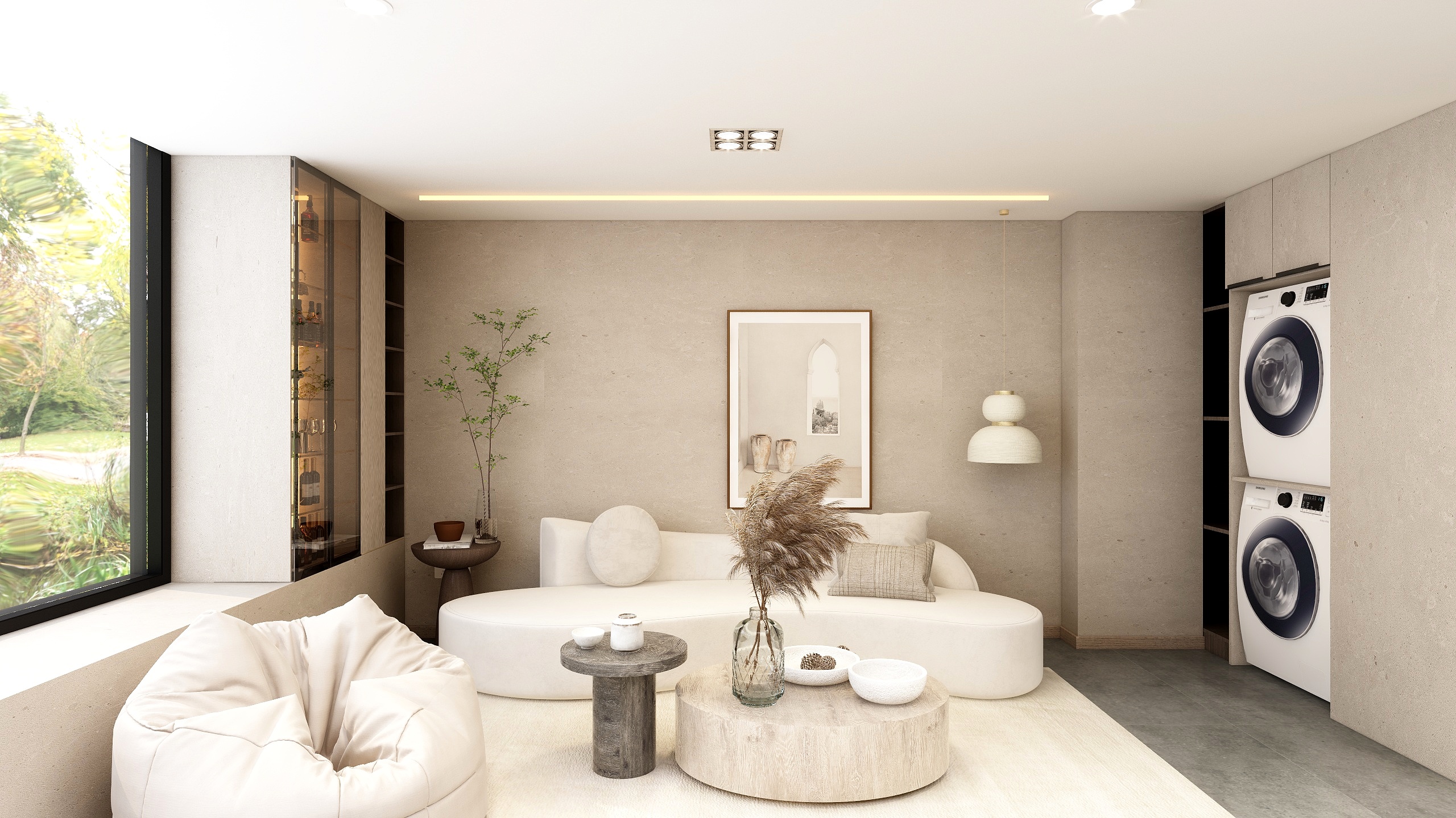 晓玖.-116㎡田园loft装修效果图