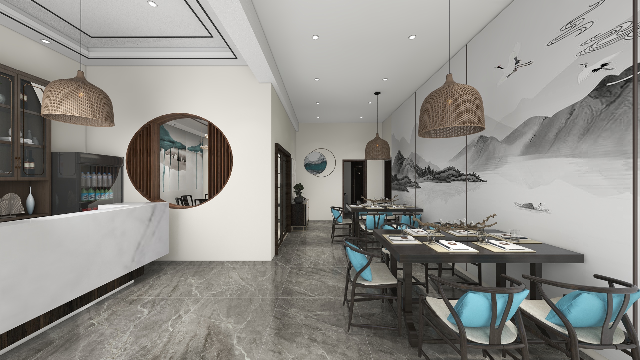 边界色彩穆沐-一楼.dwg-装修设计方案