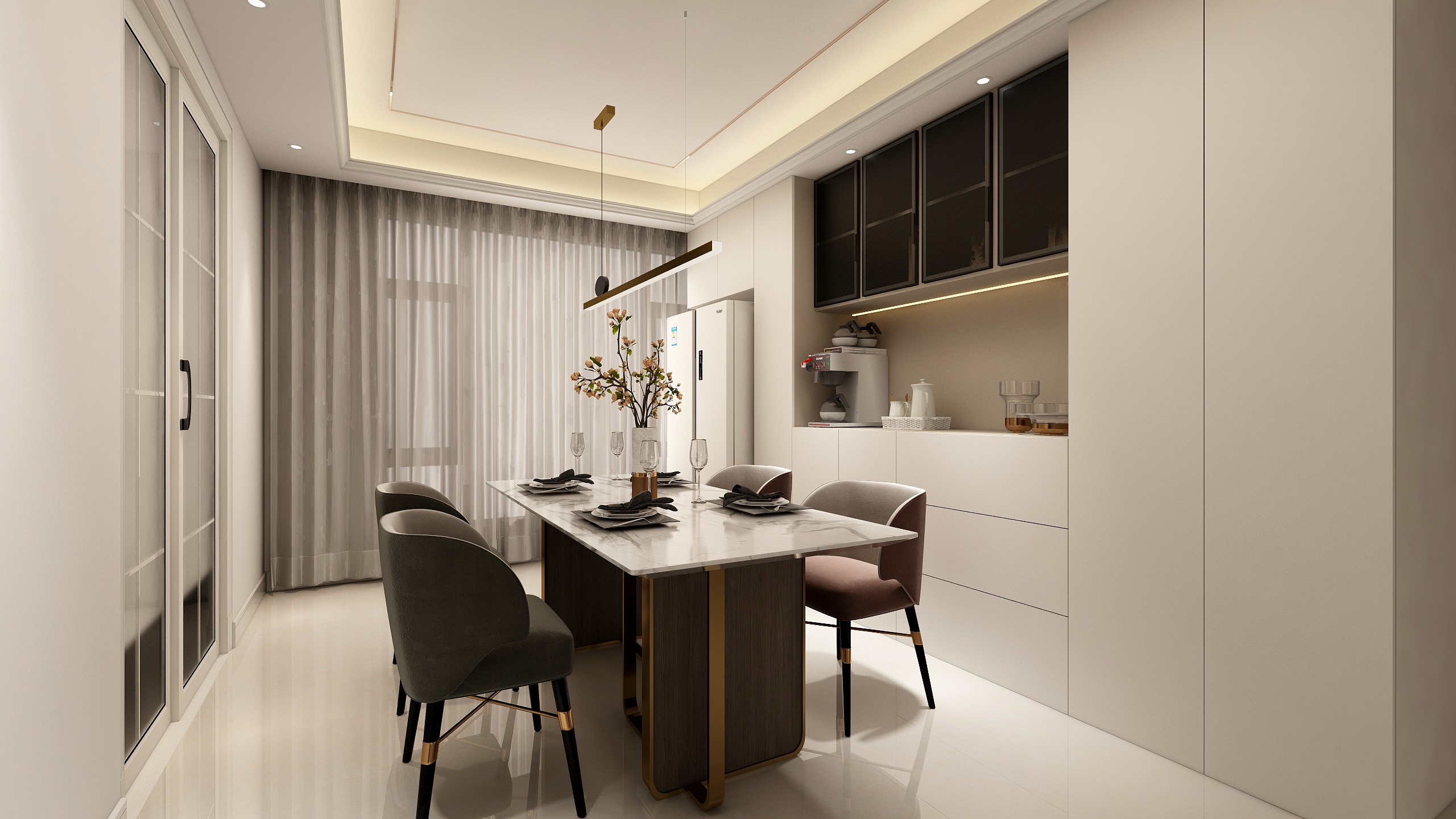 山也设计-龙湖听澜越府-装修设计方案