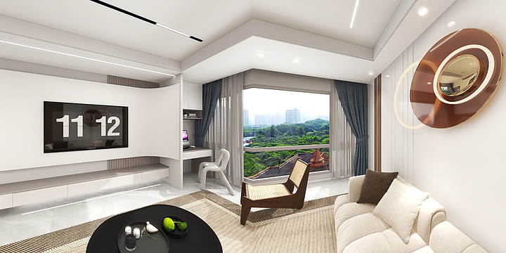 MrGw-现代简约100m²-装修设计方案