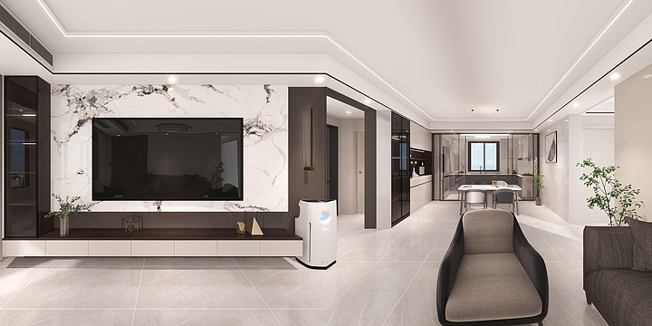 木锦设计整装-东方新天地11.2204-户型图-意式极简-装修设计方案