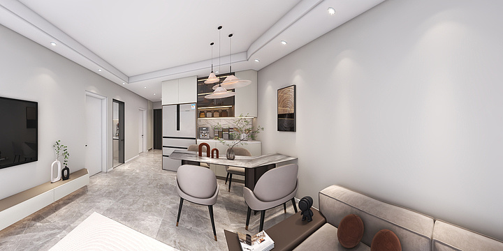 QX-Design-0217两室-装修设计方案