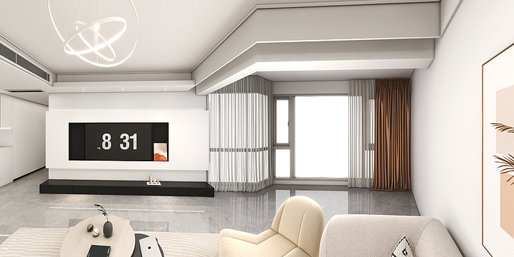 长沙安家木作家居有限公司-保利恒伟·时光印象-装修设计方案