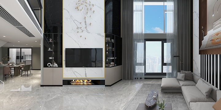 祥莀效果表现-效果图丨复试公寓房-装修设计方案