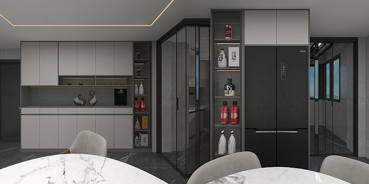 杨家匠装修工程有限公司-杨总/15栋1001-副本-副本-装修设计方案