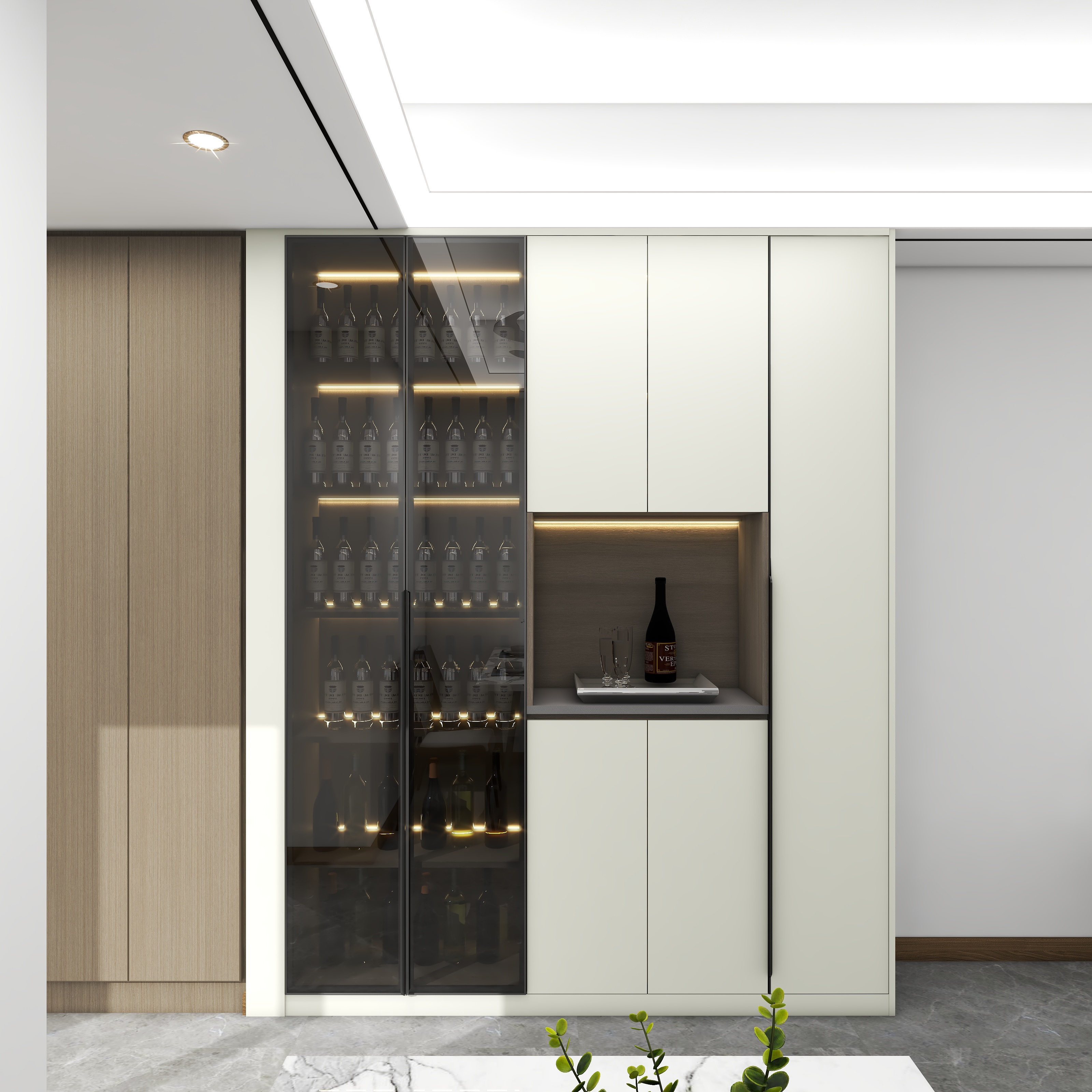 广州市宏森家具装饰有限公司-绿城美的晓风印月1栋403房-刘小姐-装修设计方案