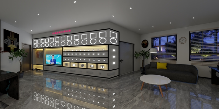 张军强设计工作室-老板办公室灯光
展示-装修设计方案