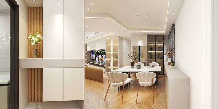 义乌市鹏润装饰-云璟府 11栋1703-装修设计方案