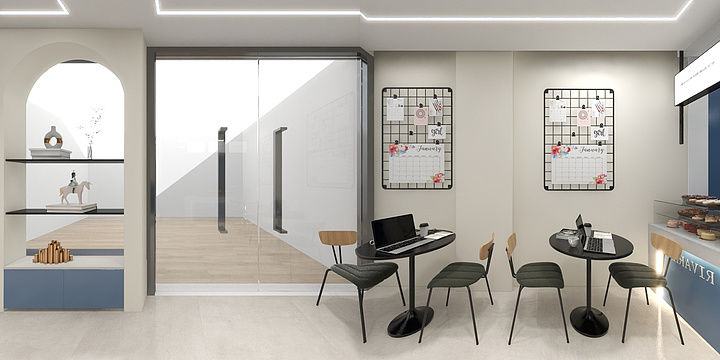 一森云居设计装饰-蛋糕店-装修设计方案