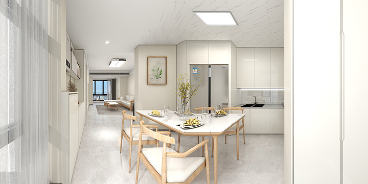 全案设计杨博-保利华都82平 路总雅居-装修设计方案