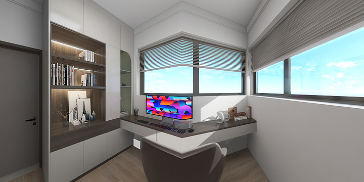 ZBOM-高端定制-泓辰-龙光·玖誉府B02户型98m²-副本-装修设计方案