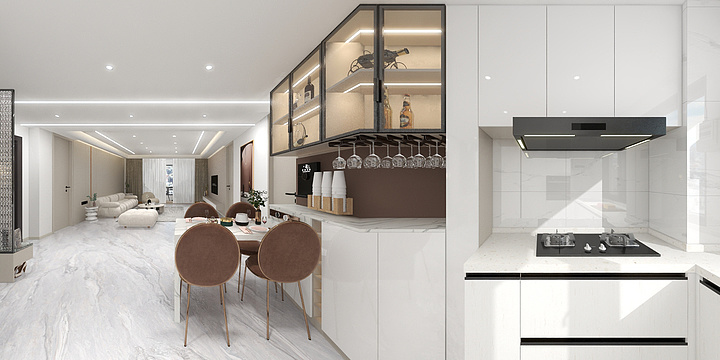 全屋家具一体定制-恒基名苑12-1-1102-装修设计方案