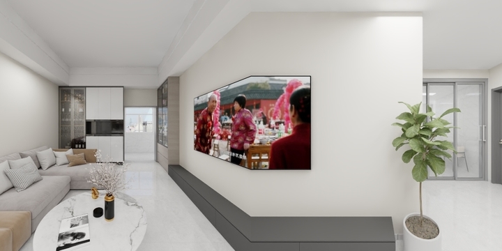 设计师simer-公路局小区3楼-装修设计方案