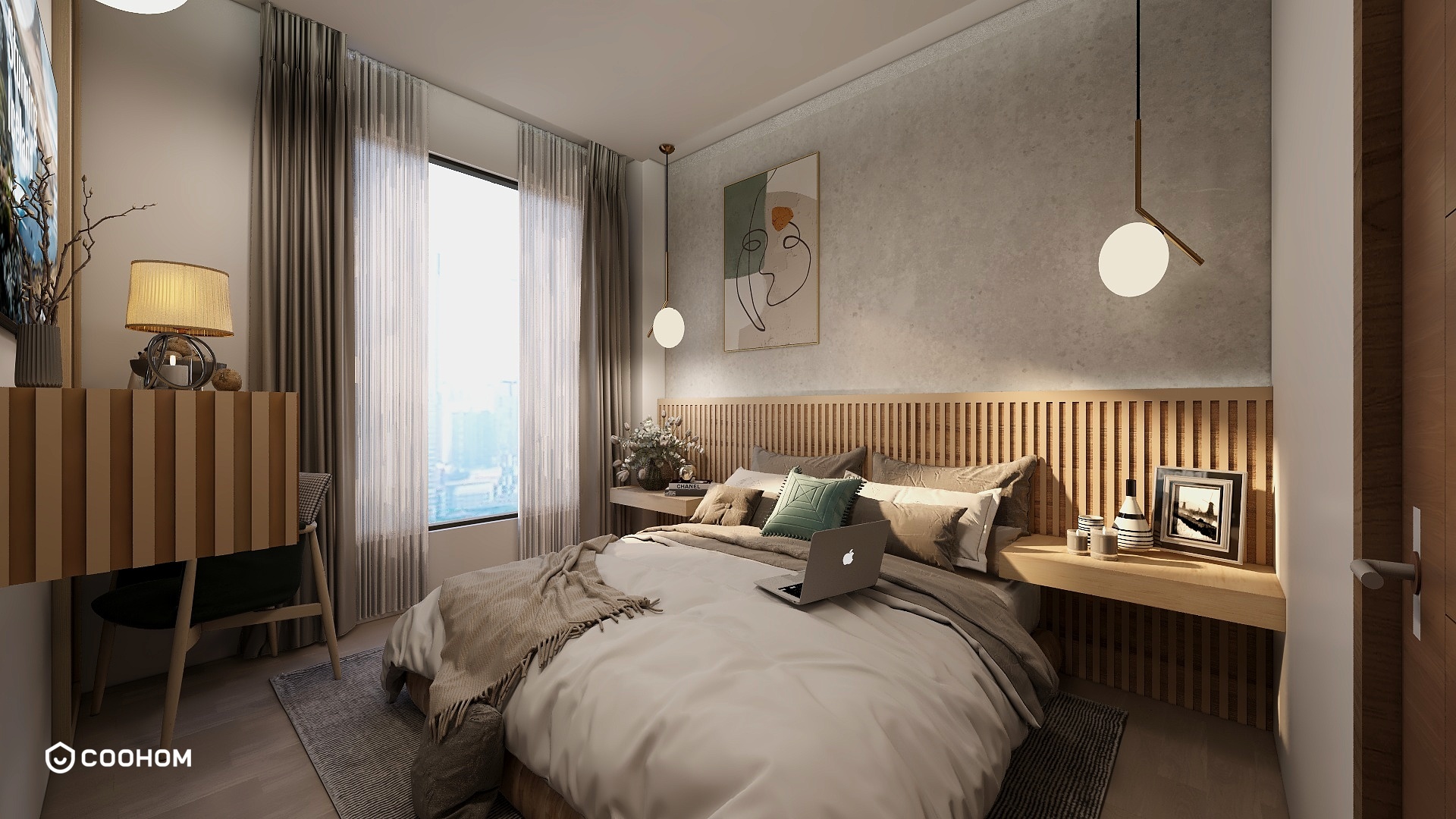 NoormArcInterioR的装修设计方案:Modern Small Bedroom Apartment Design