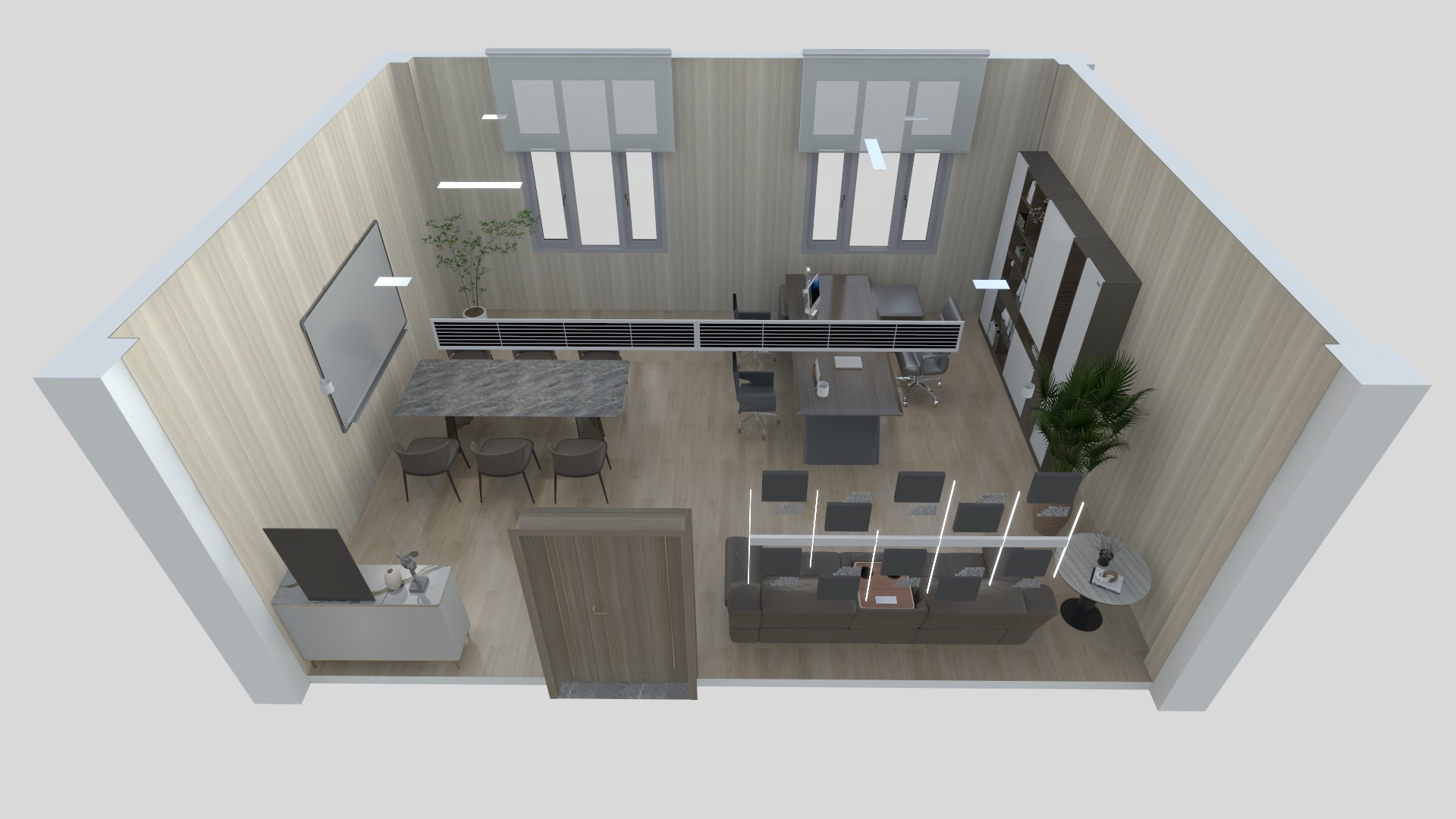 夏夜-办公室方案-装修设计方案