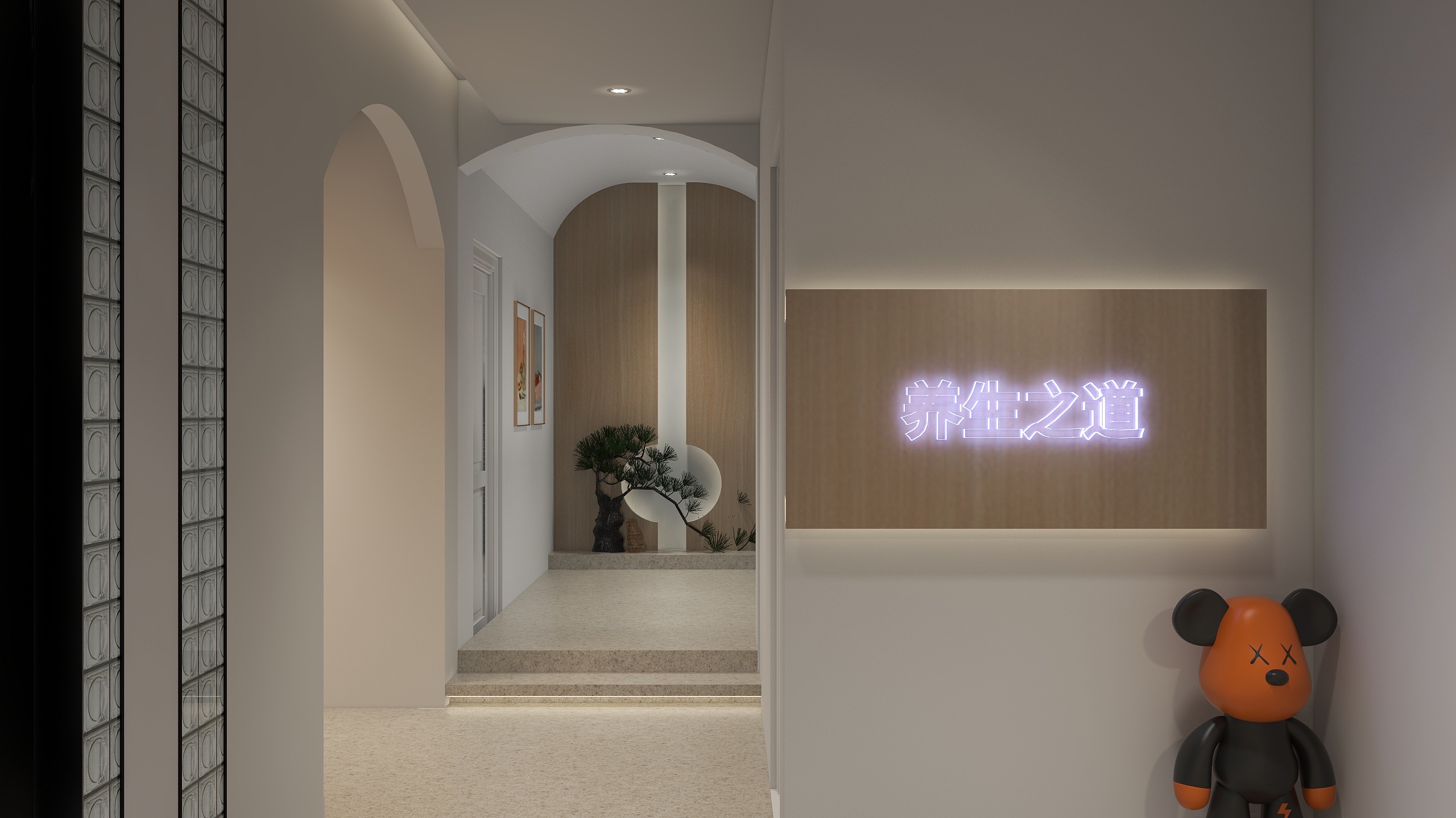 南郎设计-足疗养生馆-装修设计方案