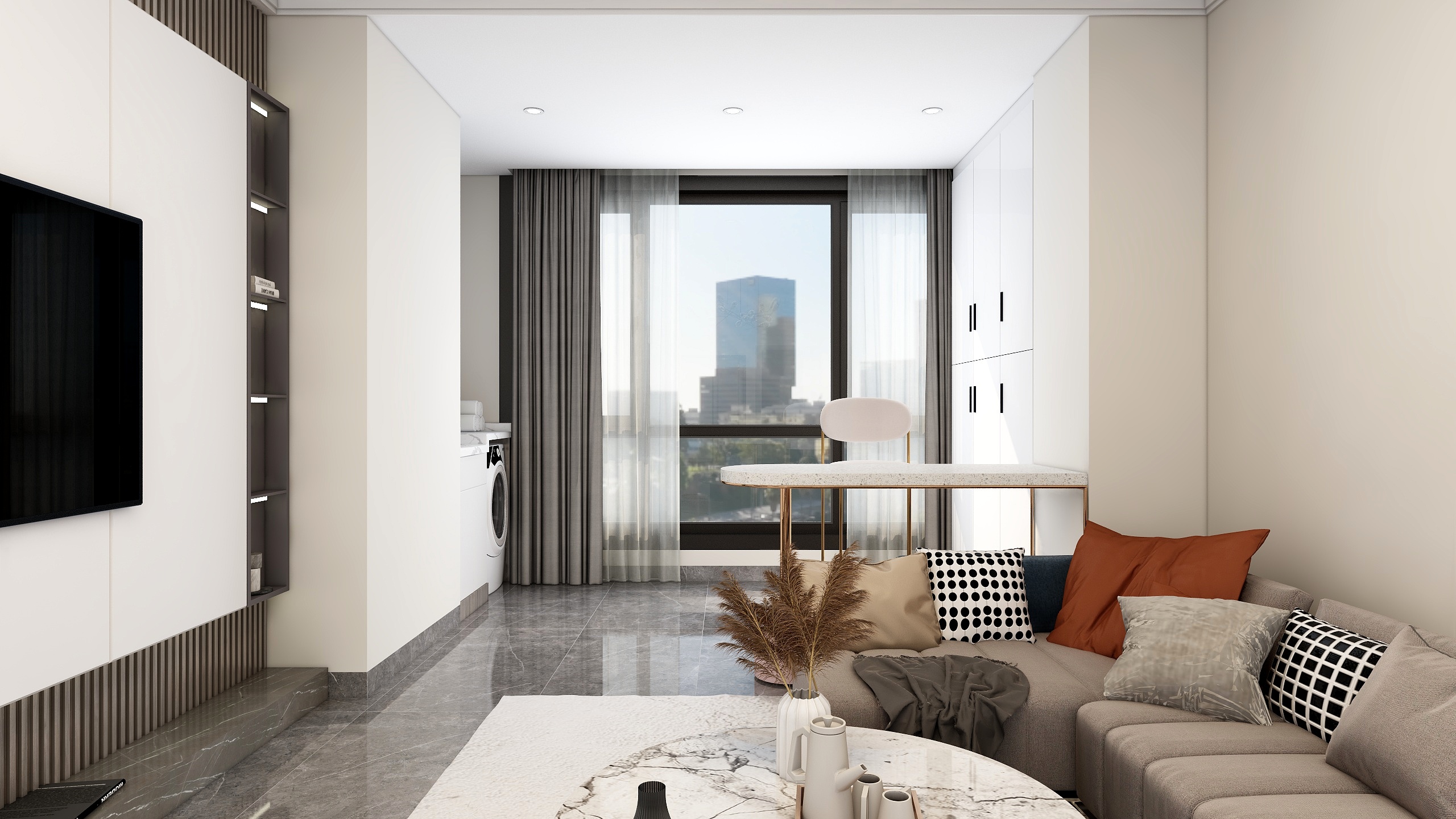 月影设计工作室-107㎡3室-装修设计方案