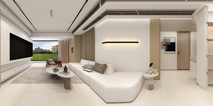 雨夜烧火-中海九樾123㎡4室-装修设计方案