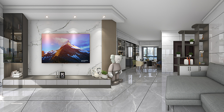 设计裴工-燕京府124㎡-装修设计方案