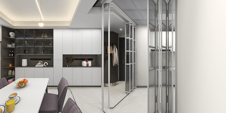 甄熙粱-绿地杉禾田晶舍丁先生-装修设计方案