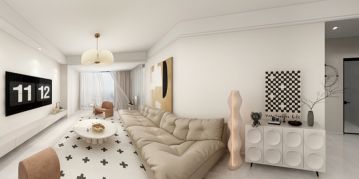 Fred宇-绵州水郡四期129㎡-装修设计方案