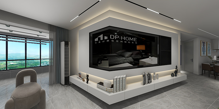 彭来贺-中海河山郡127平米-装修设计方案